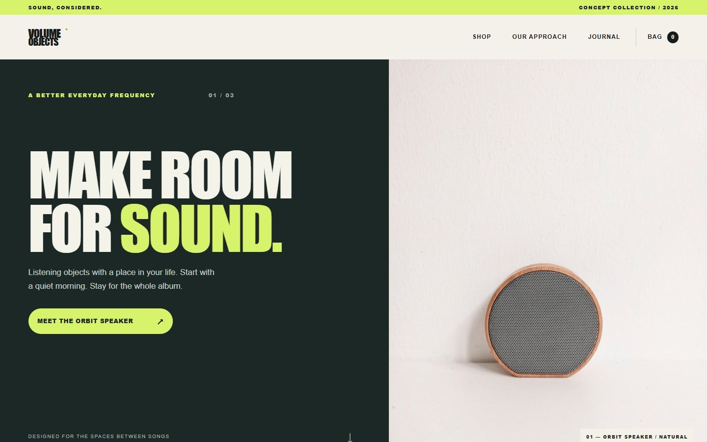 Screenshot of website example: Electronics eShop